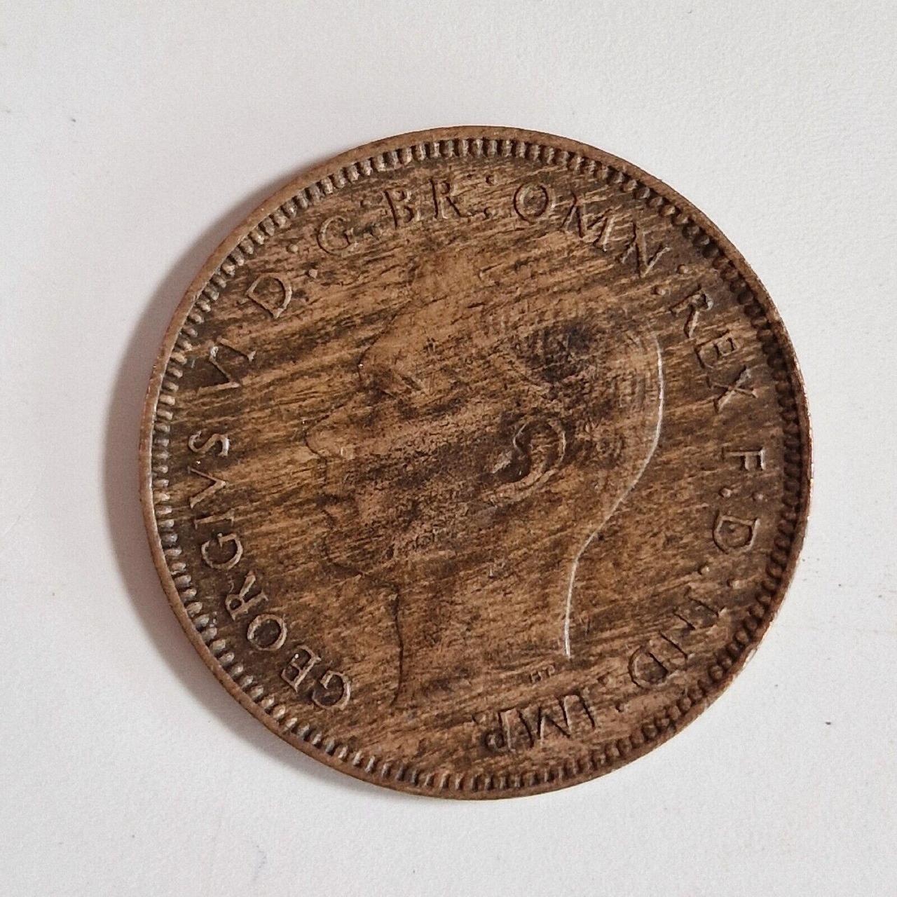 1947 Farthing Coin King George VI Old British Depop 1947-farthing-coin-king-george-vi-old-british-depop