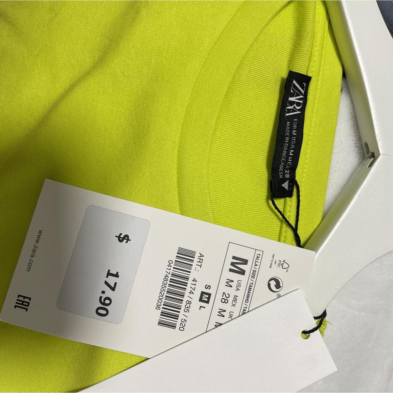 Zara Women's Green Croptop Depop