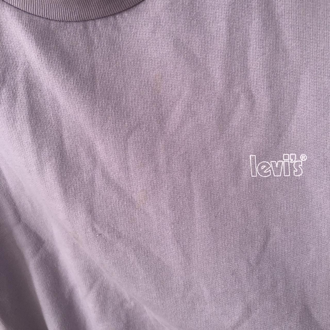 Levi’s cropped jumper, lilac colour. Size XXL Has a... - Depop