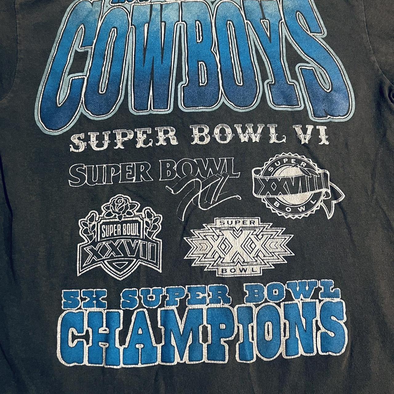 Urban Outfitters Vintage 1996 Super Bowl 30 NFL Dallas Cowboys Champions T- shirt