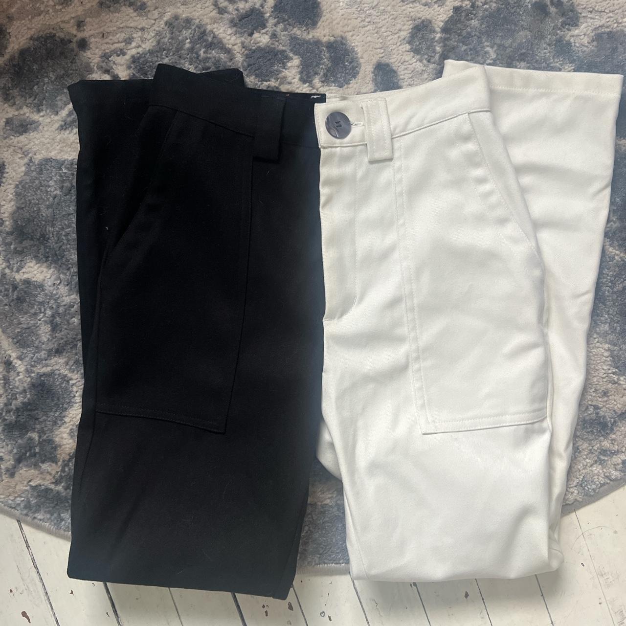 Fashion brand company 2 tone pants Boob pocket... Depop