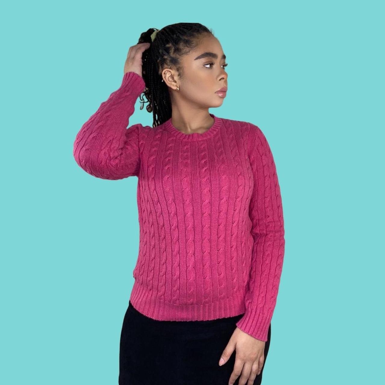 Tommy shop pink jumper