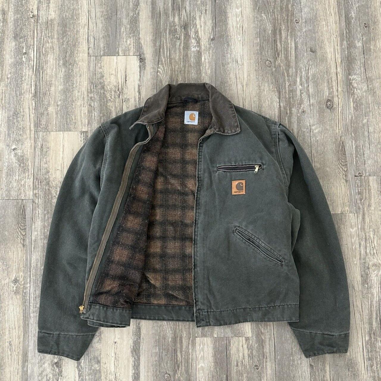 Vintage 90s Carhartt J97 MOS Detriot Blanked Lined... - Depop