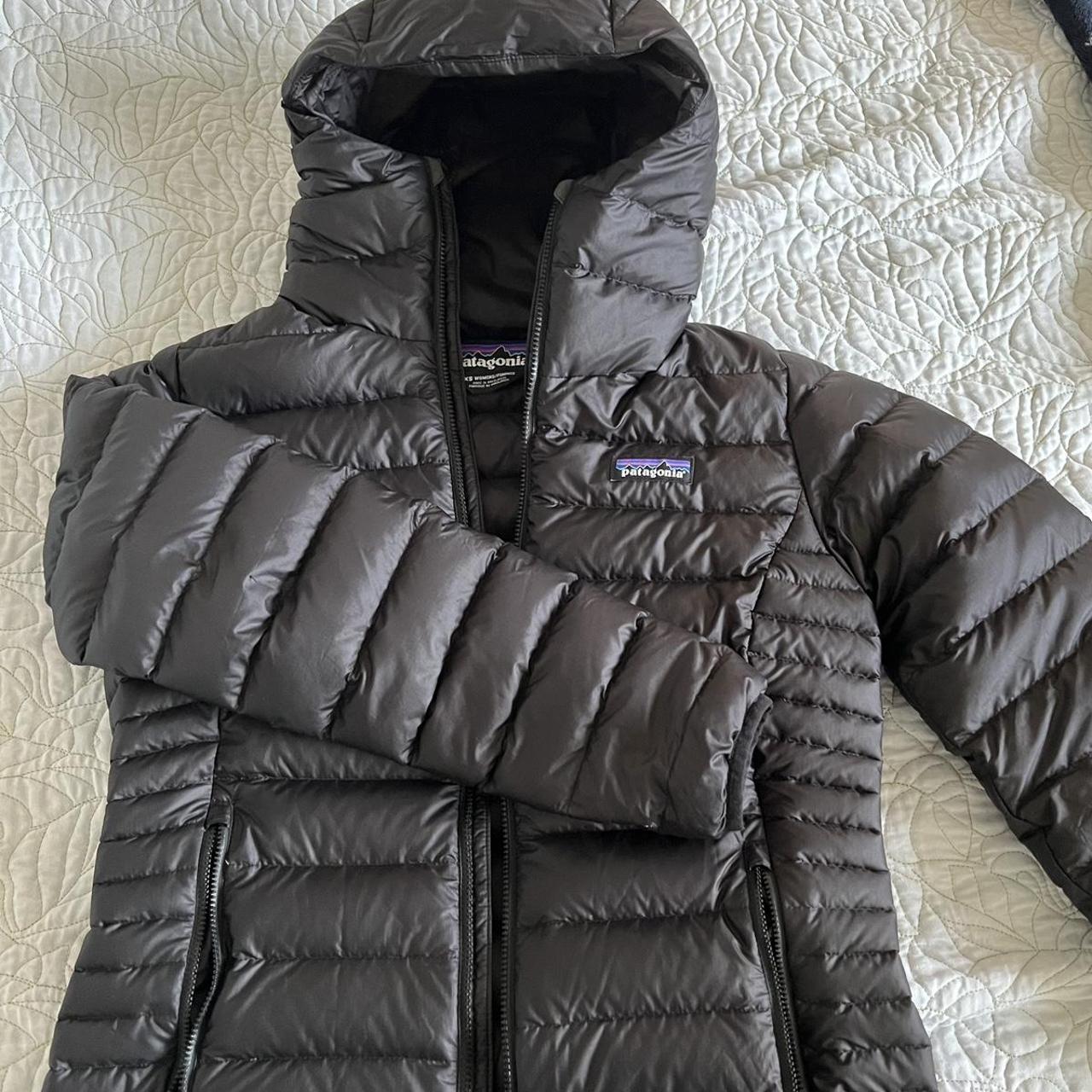 Patagonia Womens Black Puffer Down Jacket With Depop