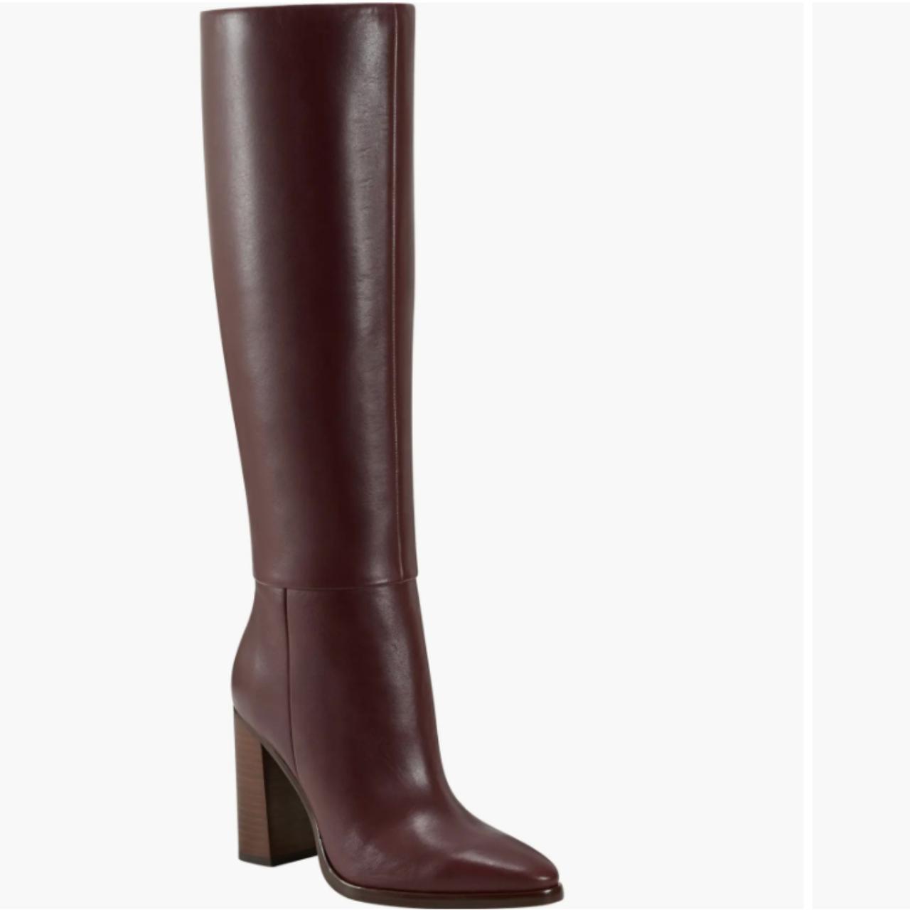 Marc fisher hot sale burgundy boots