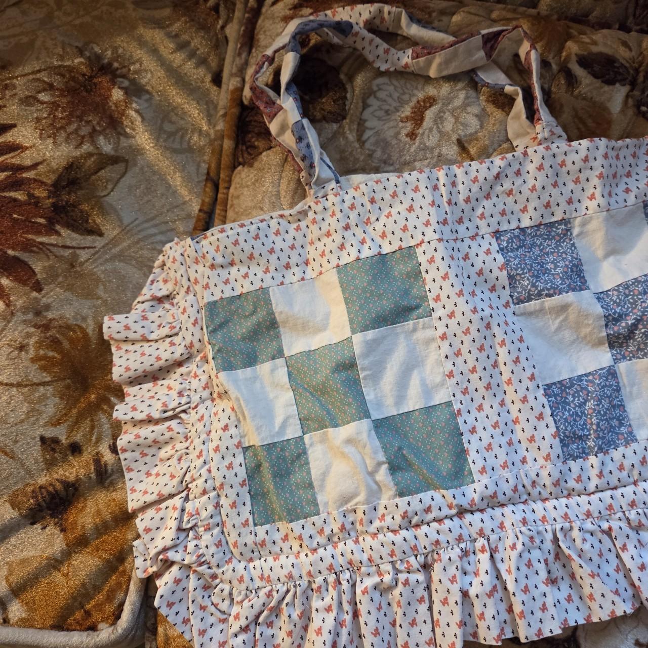 Women's Bag - Multi – Patchwork shoulder bag with… - image 6