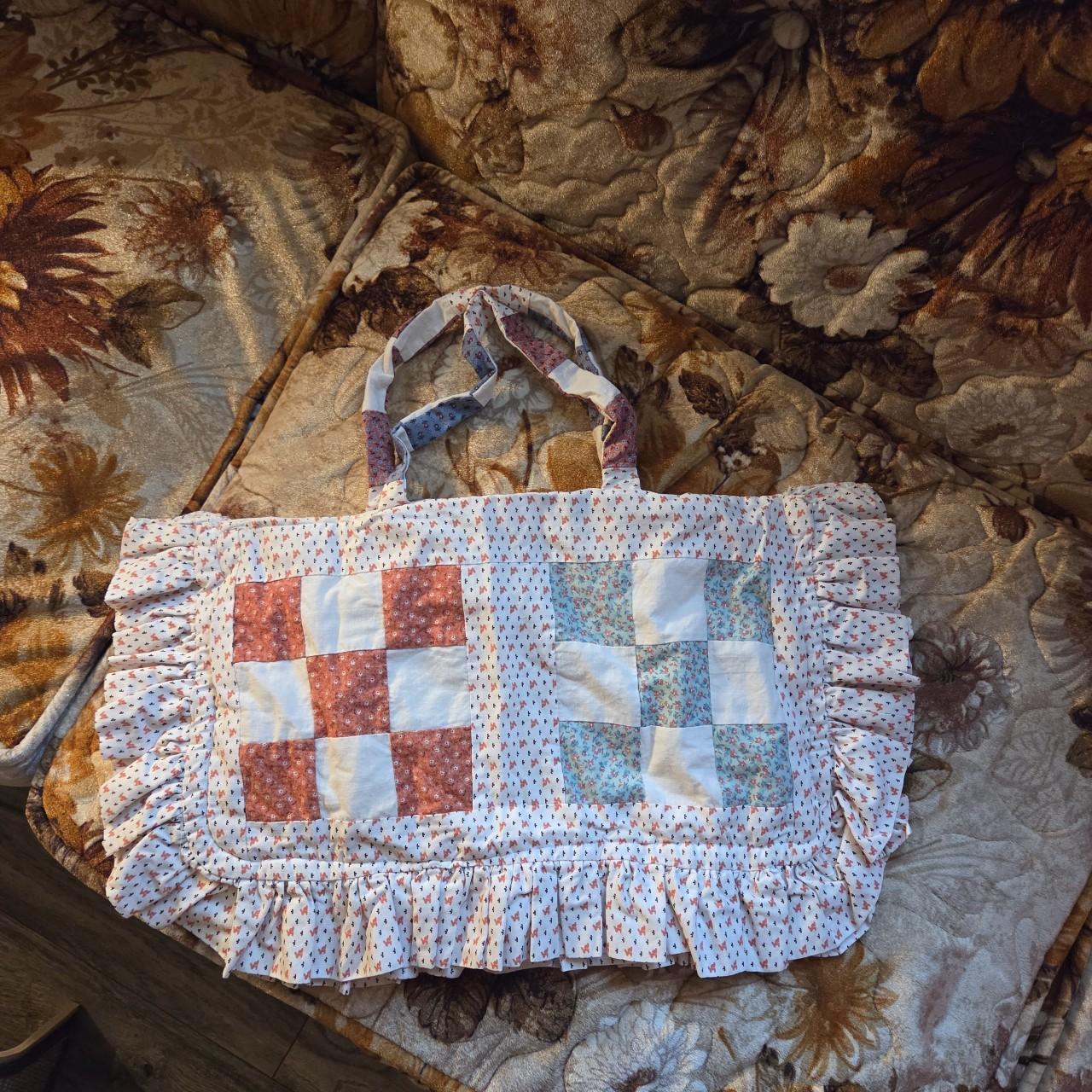 Women's Bag - Multi – Patchwork shoulder bag with… - image 1