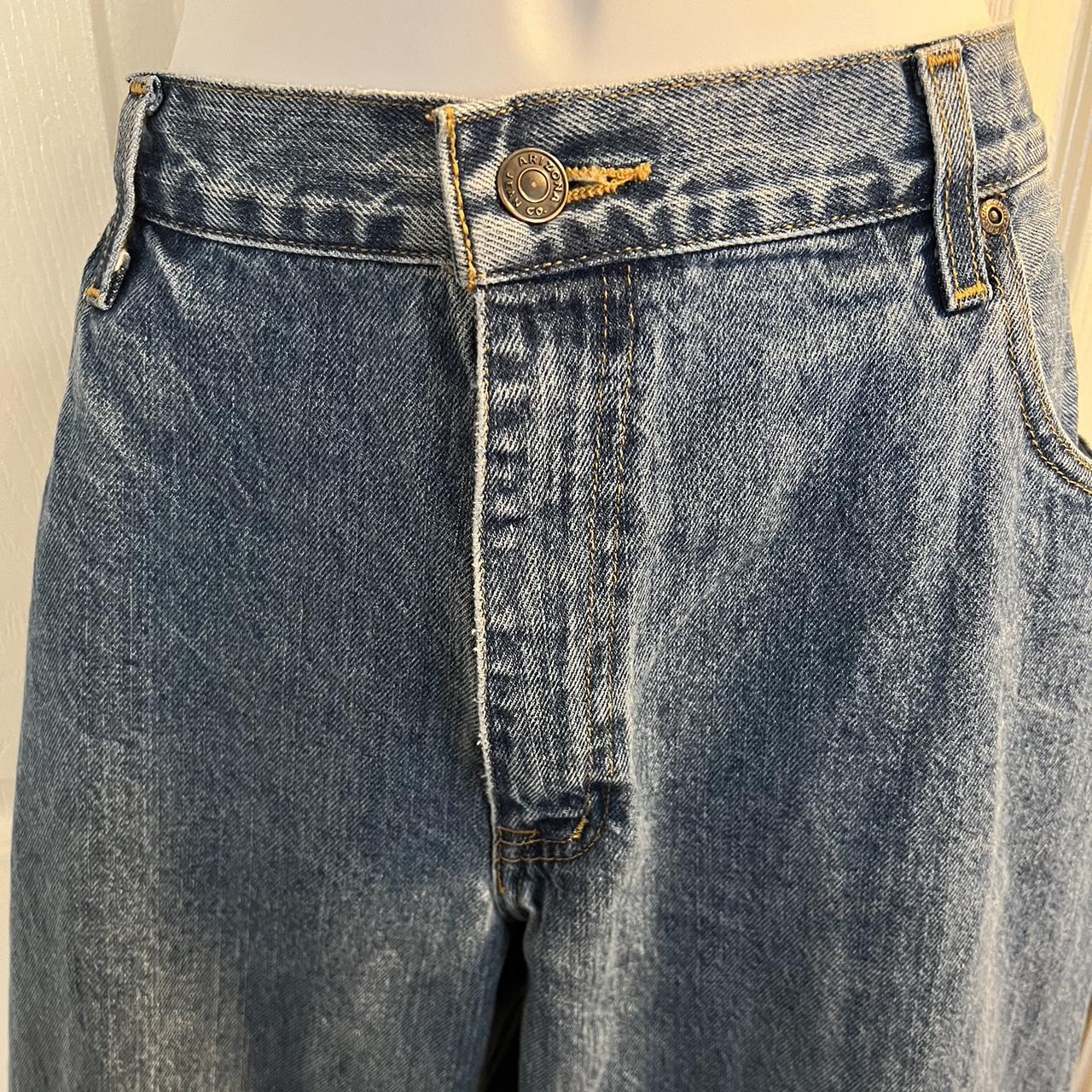 airzona straight leg jeans no stretch size - 38 x 29 - Depop