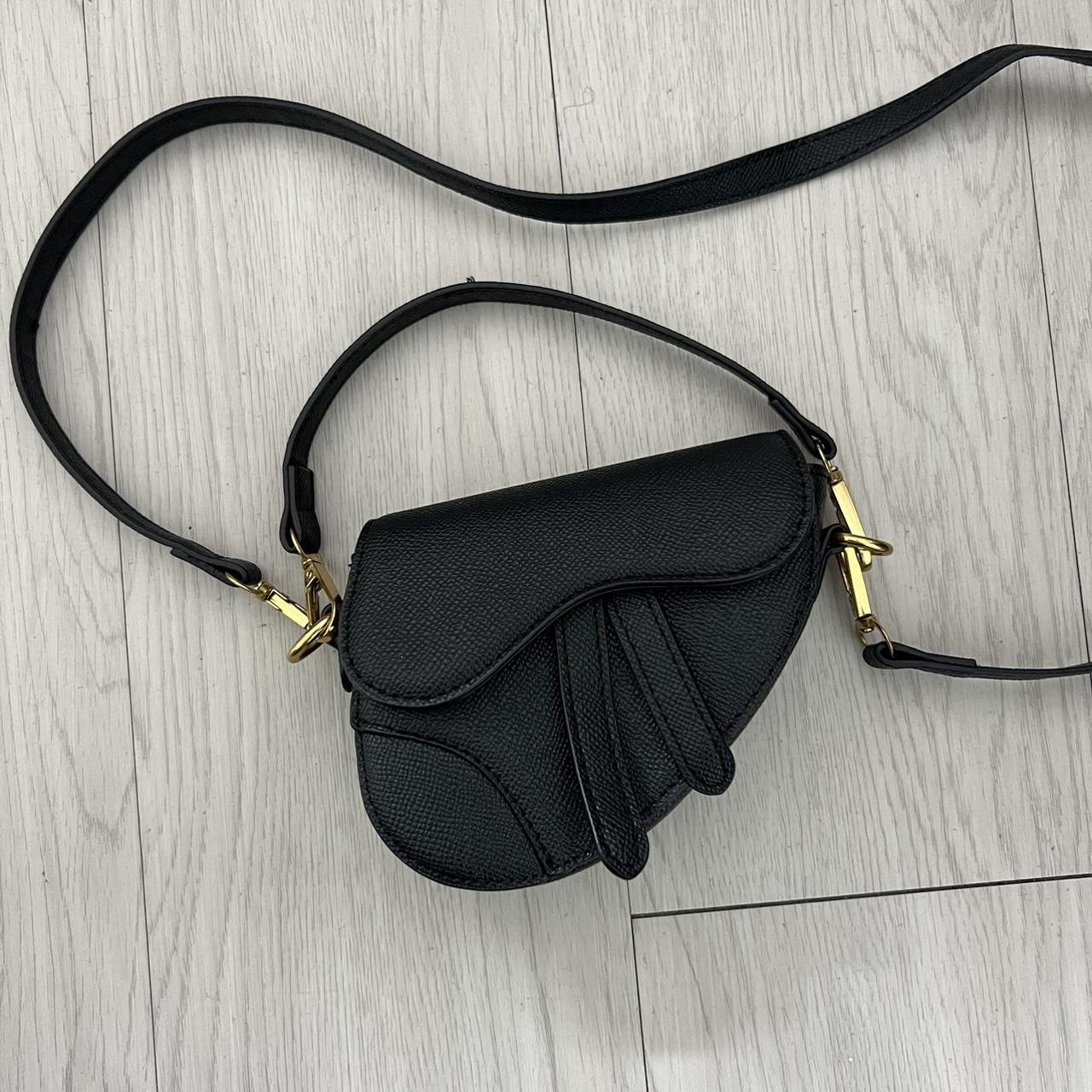 Dior Women's Black and Gold Bag