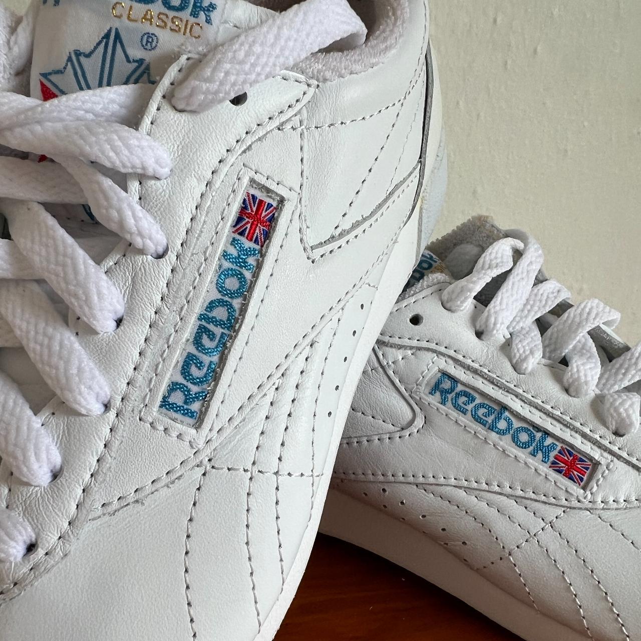vintage 1990s Reebok Club C white sneakers,