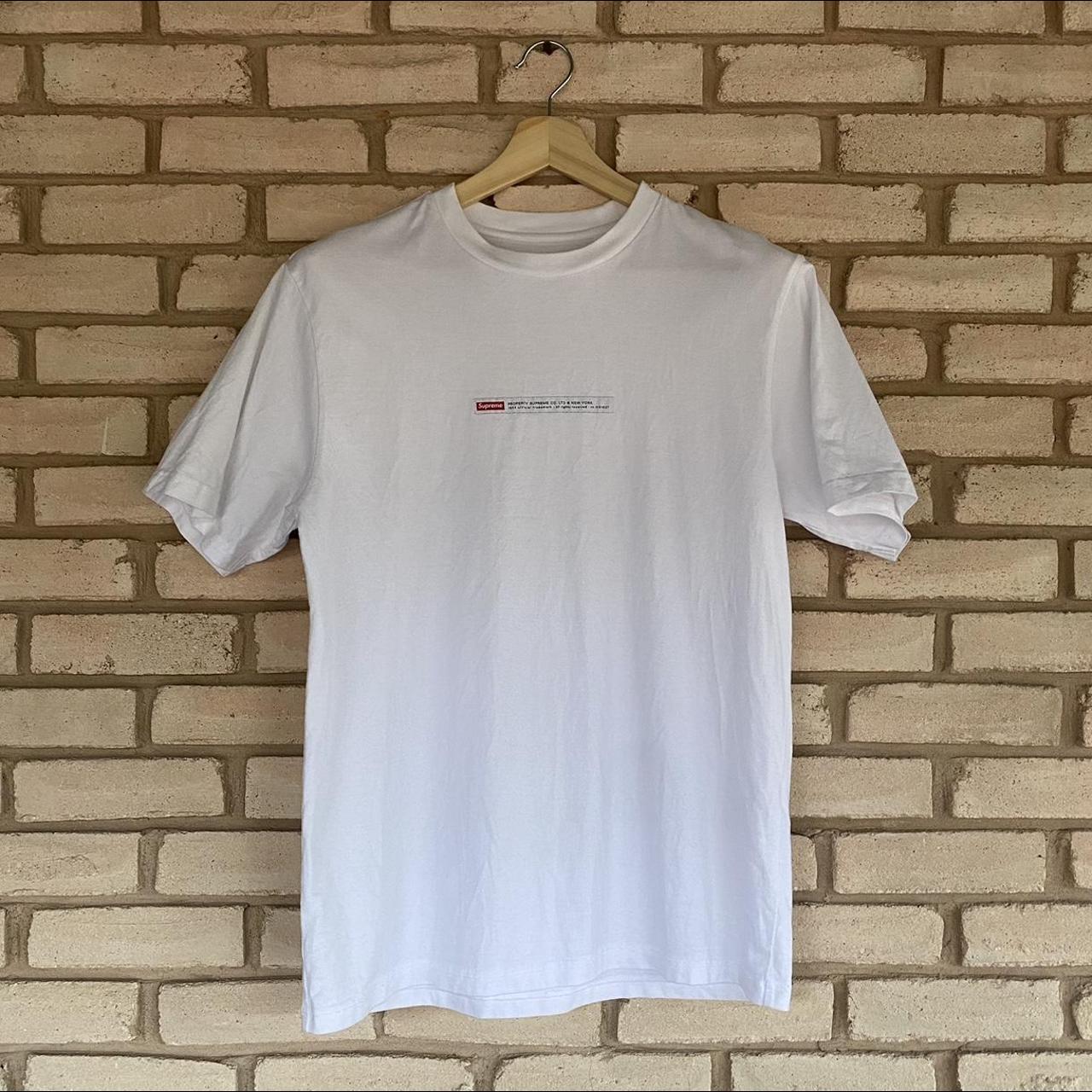 supreme property label tee size s tags for... - Depop