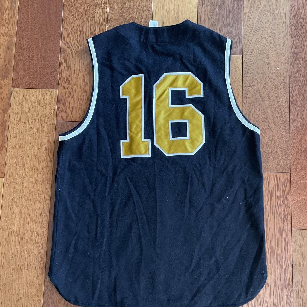 Men’s supreme baseball jersey sleeveless zip up...