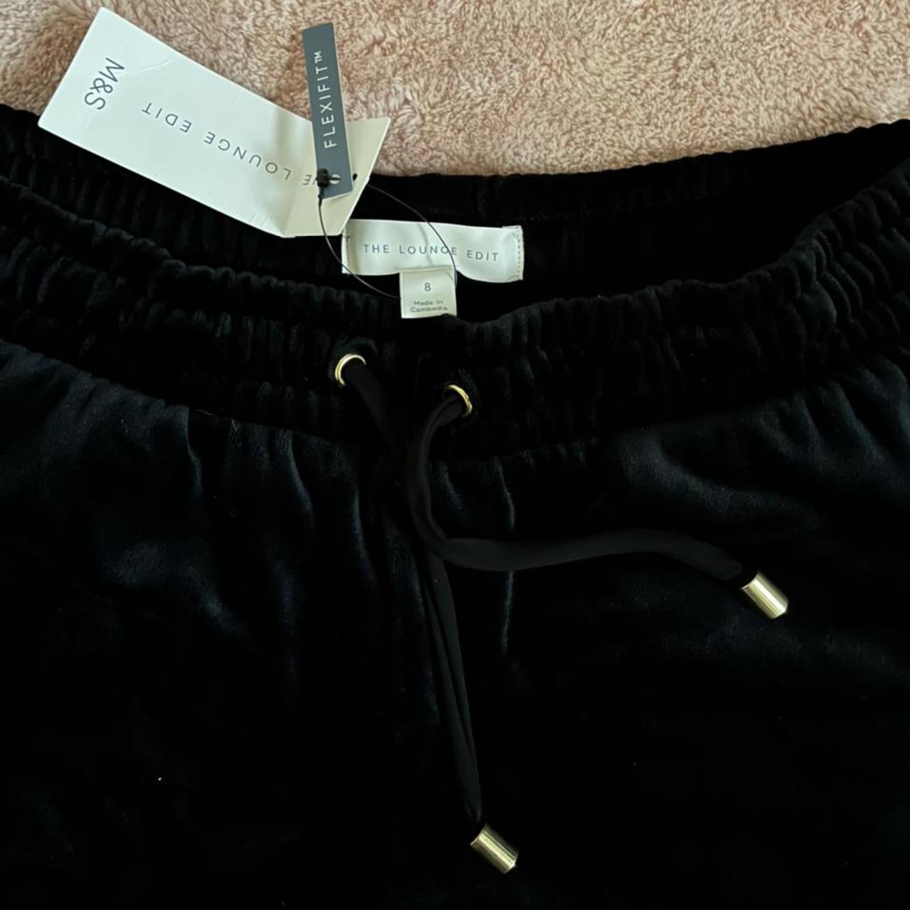 Marks & Spencer Women's Black Joggerstracksuits Depop