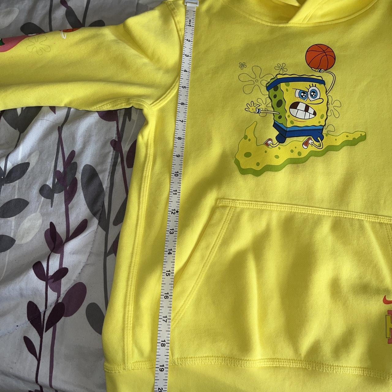 yellow spongebob hoodie nike