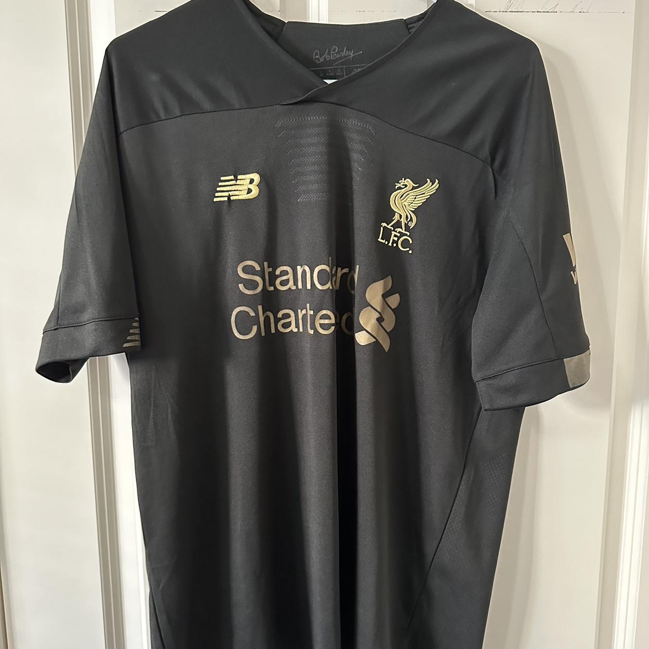 Lfc Black And Gold Liverpool Goalkeeper Kit Liverpool Black And
