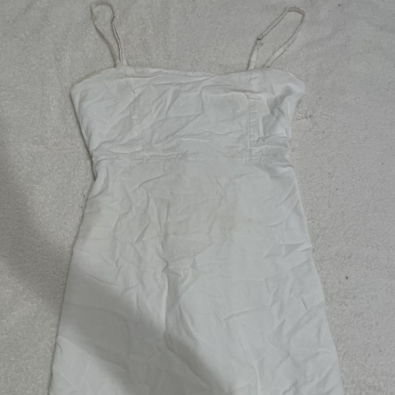 Brandy Melville Women's White Dress | Depop