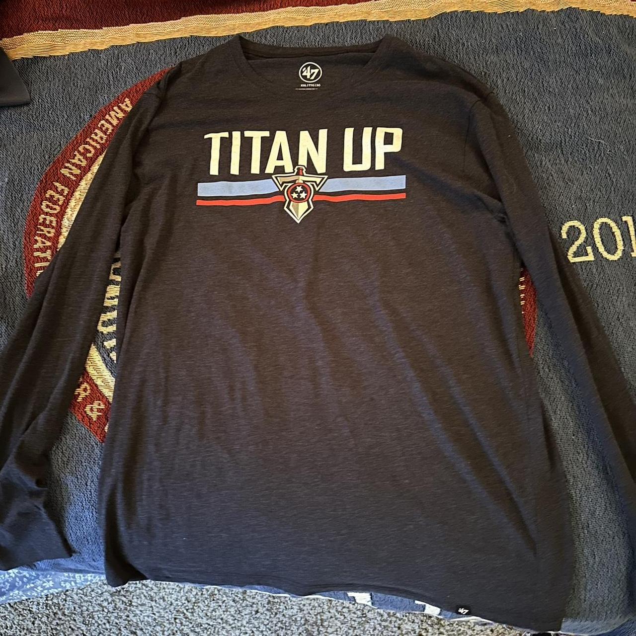 Unisex Tennessee titans Titan up tshirt promoting - Depop