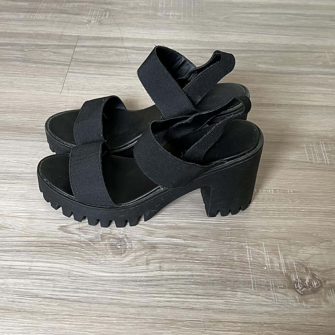 Cute black heels with a small platform. Only been... - Depop