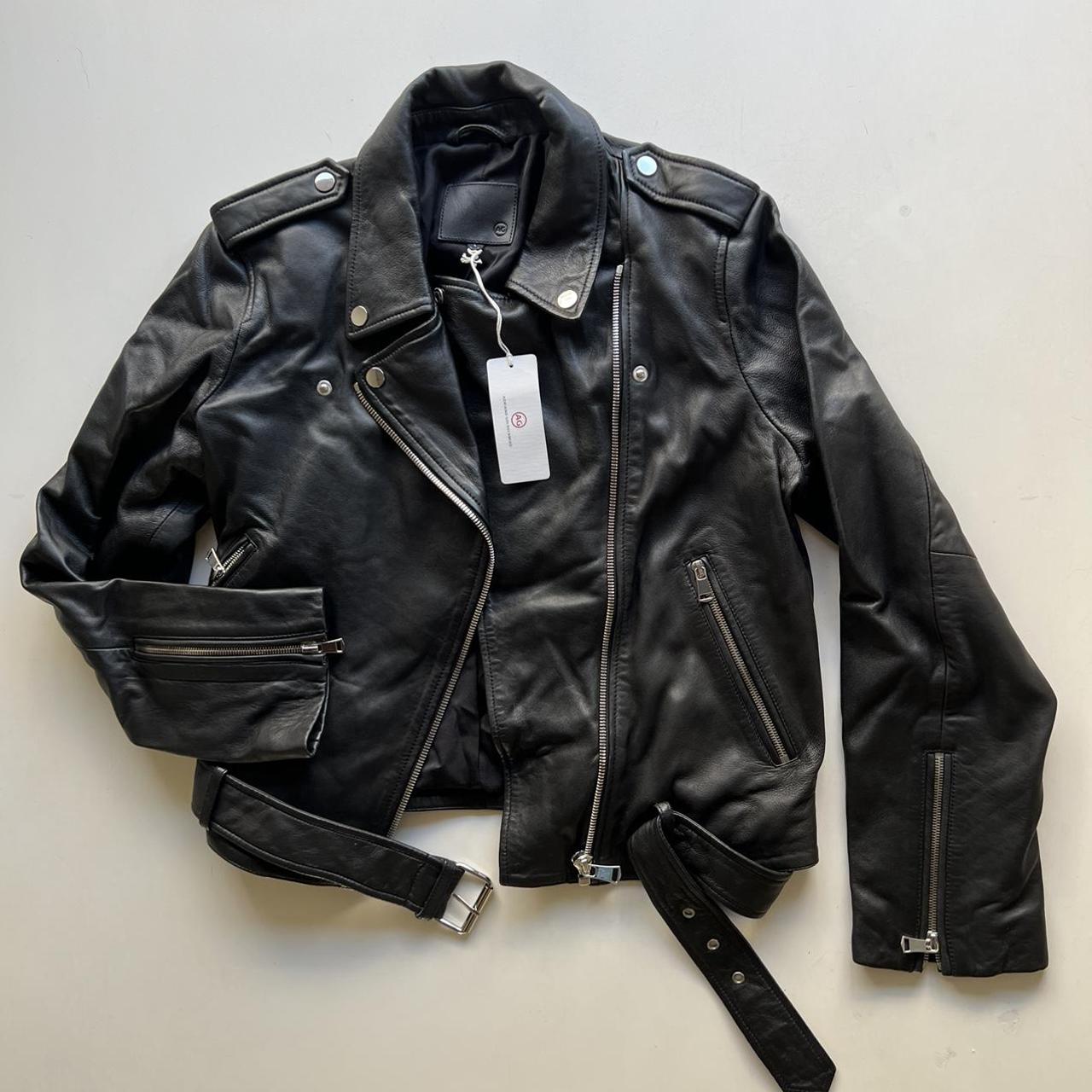 AG Jeans Women's Black Jacket | Depop