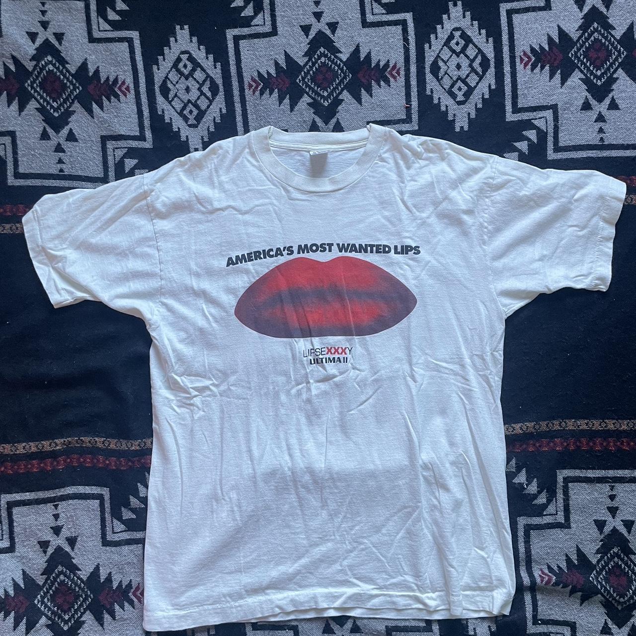 Reclaimed Vintage Men's White and Red T-shirt