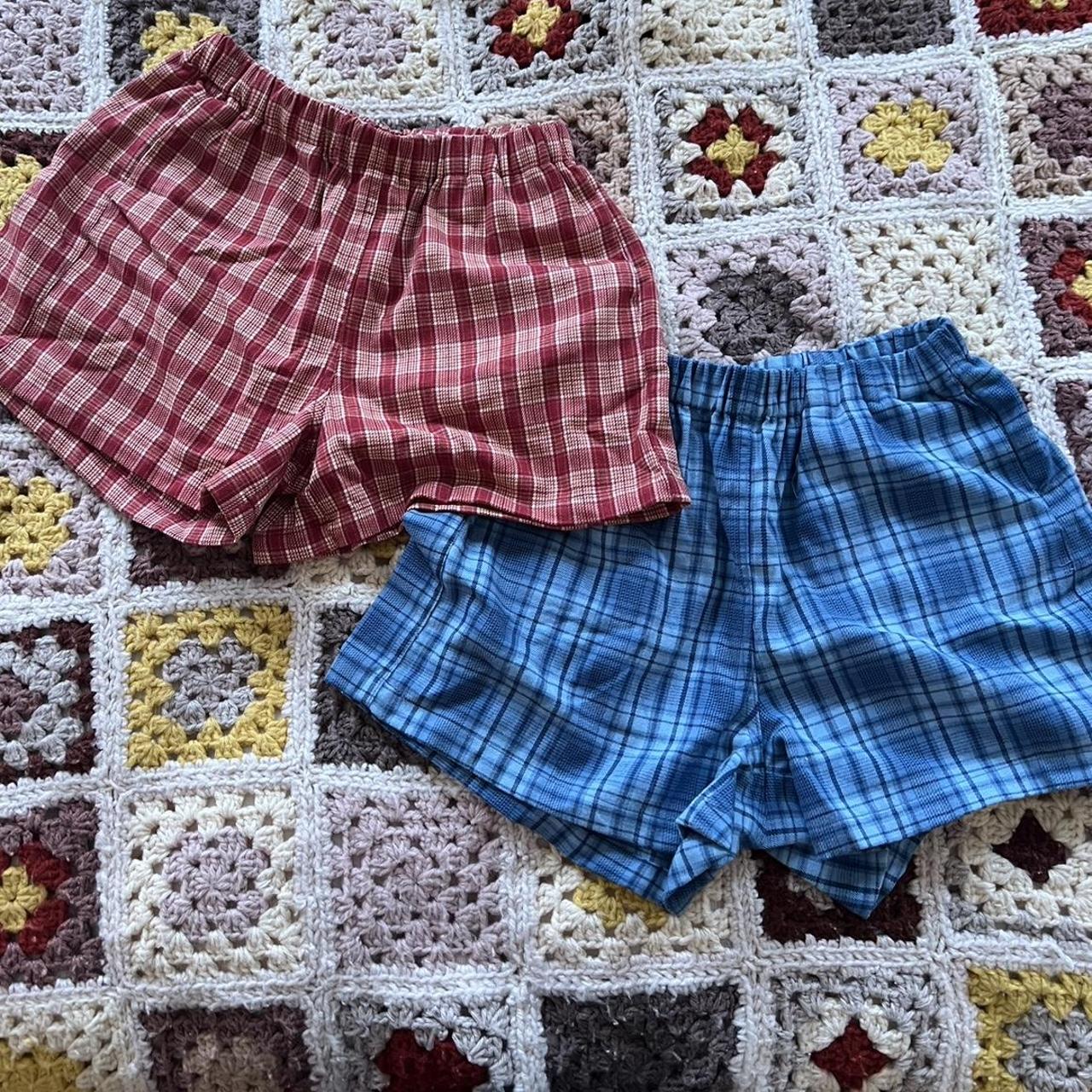 set of TWO brandy Melville boxer sleep shorts. I... - Depop