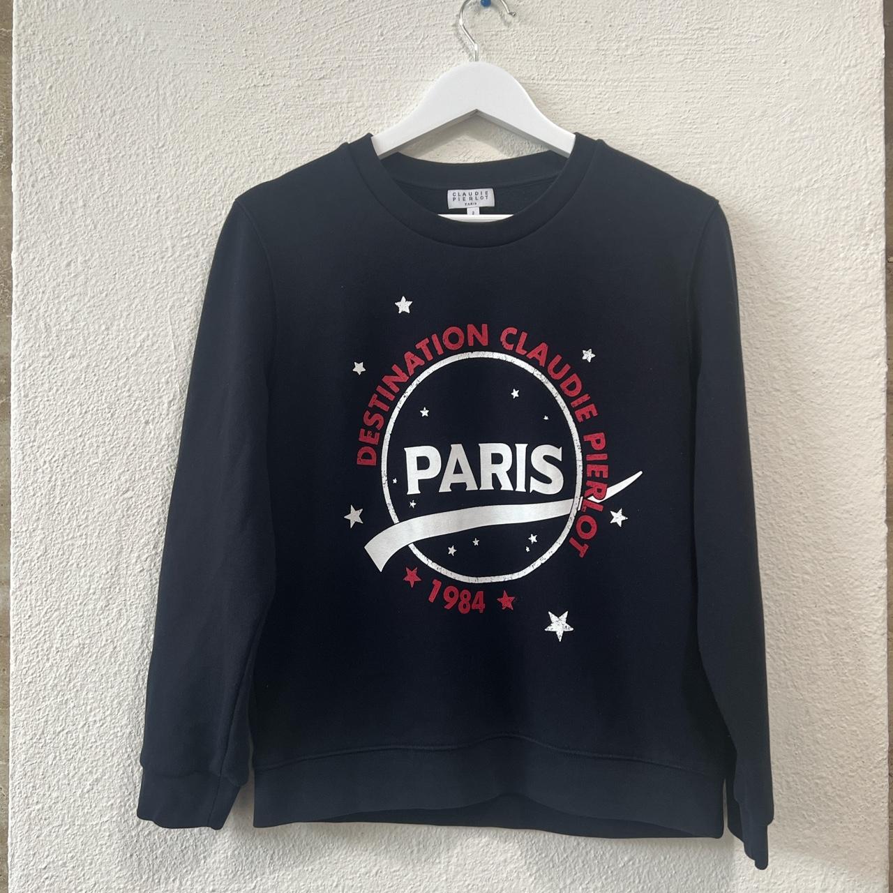Claudie Pierlot Paris Sweatshirt WORN ONCE... - Depop