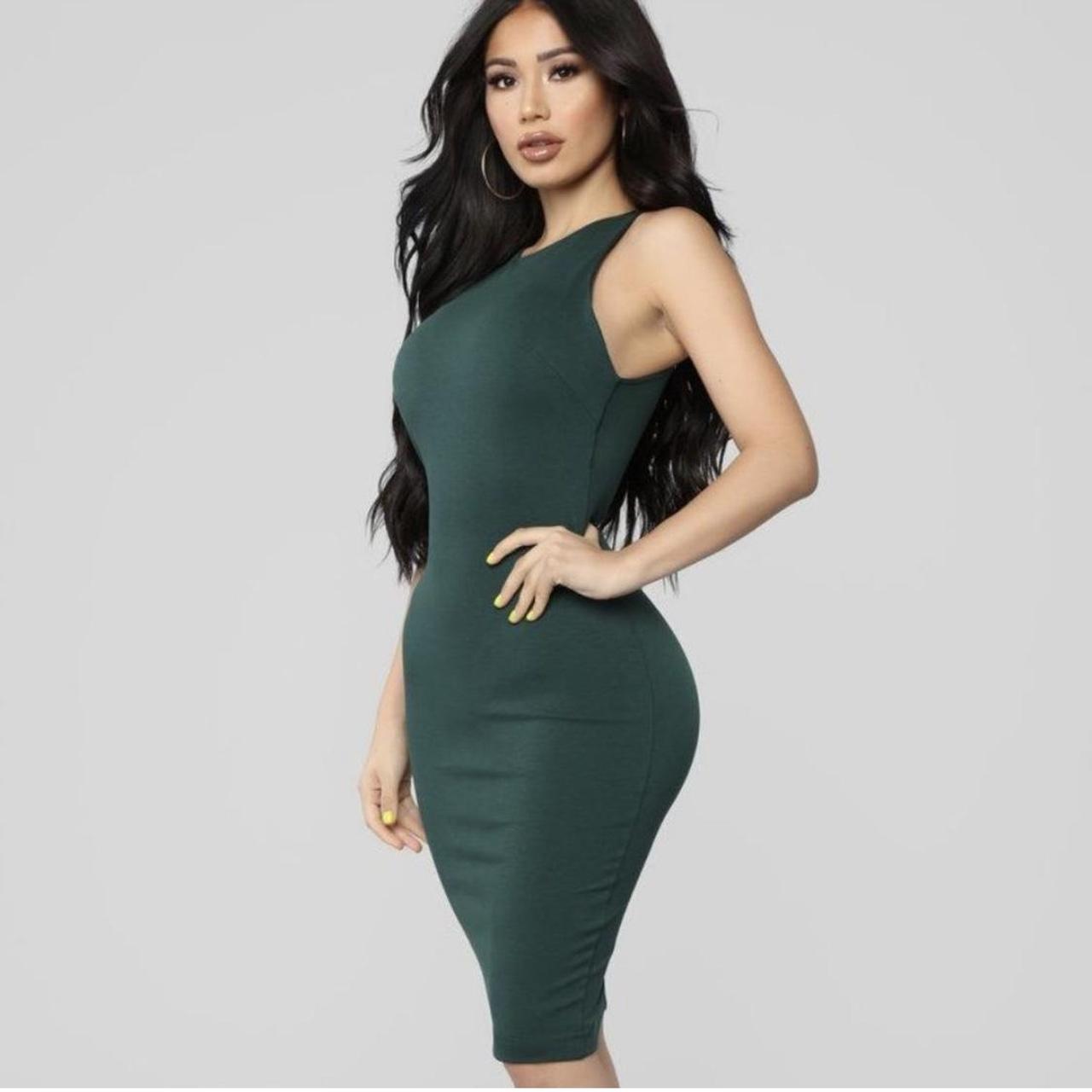 Fashion Nova Melinda Bodycon Midi Dress NEW WITH... Depop