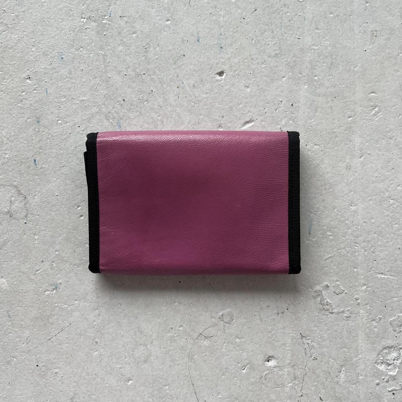 90s Miu Miu pink trifold wallet , perfect condition