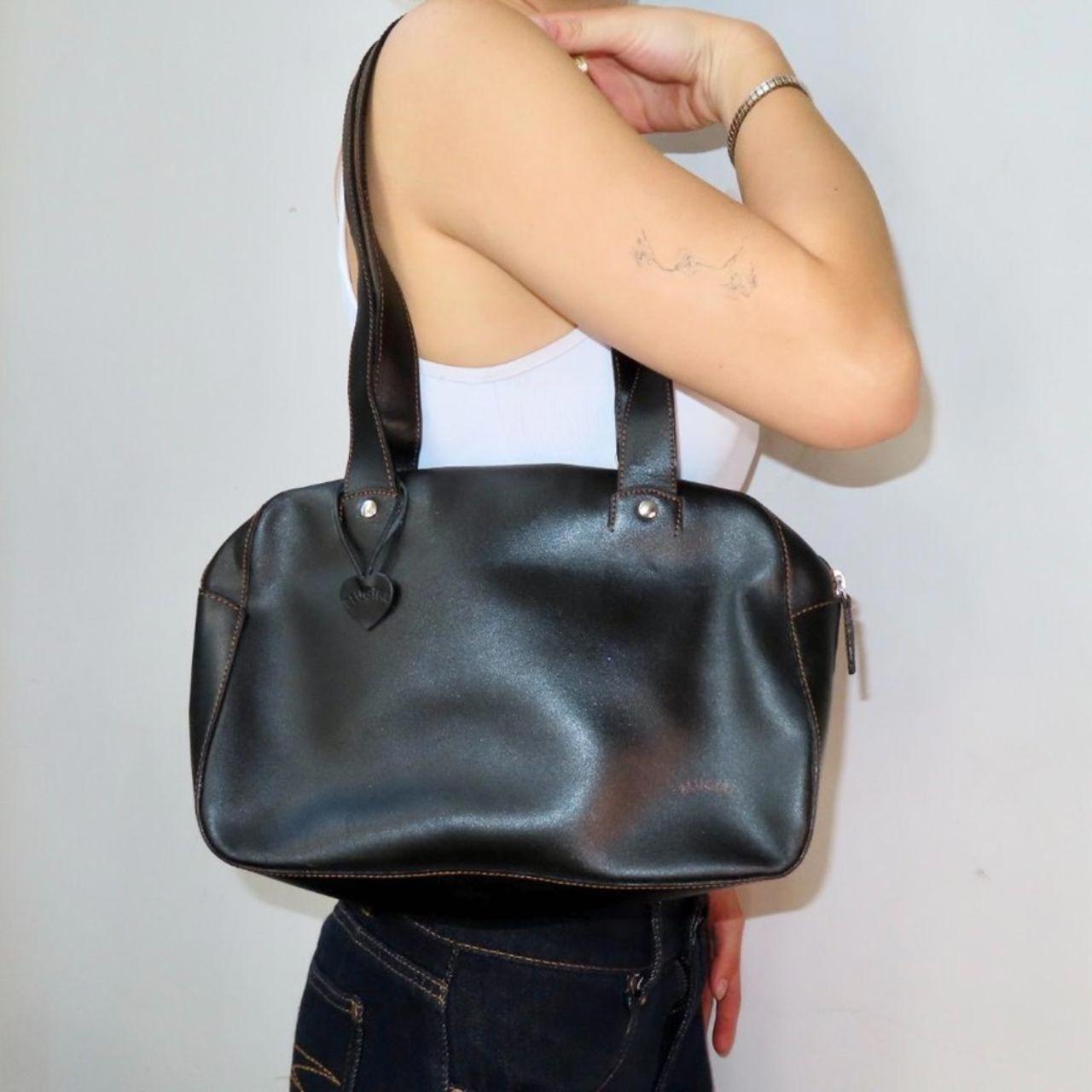 BLUGIRL - BLUMARINE 1990s small fur hand bag. | Depop