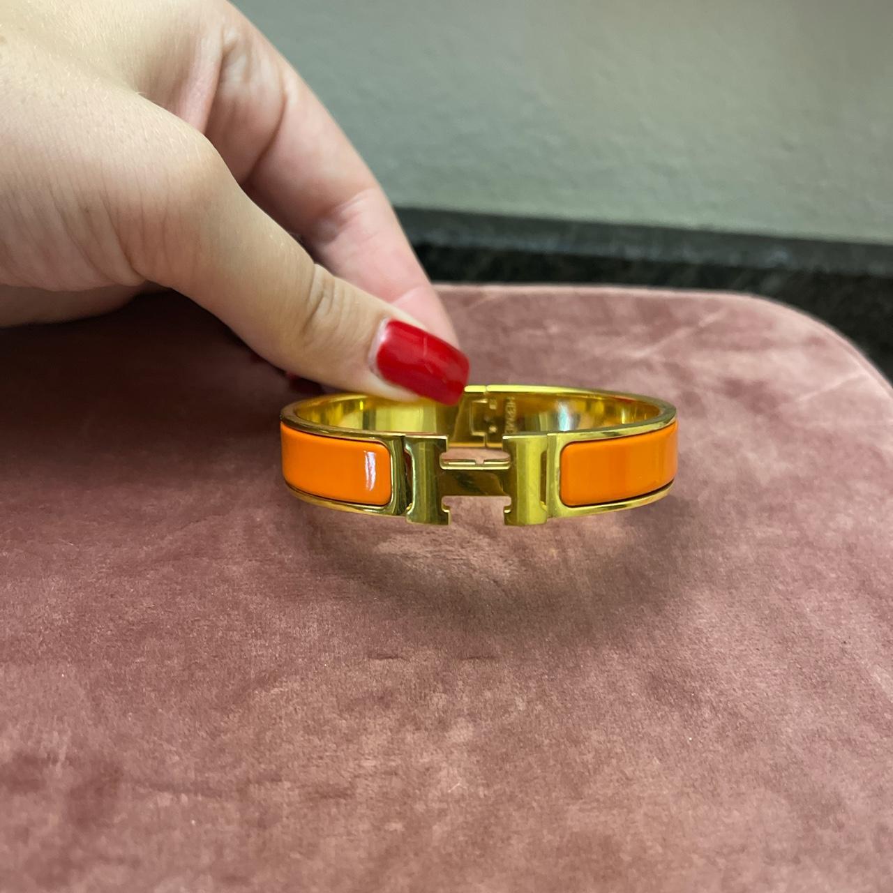 authentic hermès bracelet H logo hermes - Depop