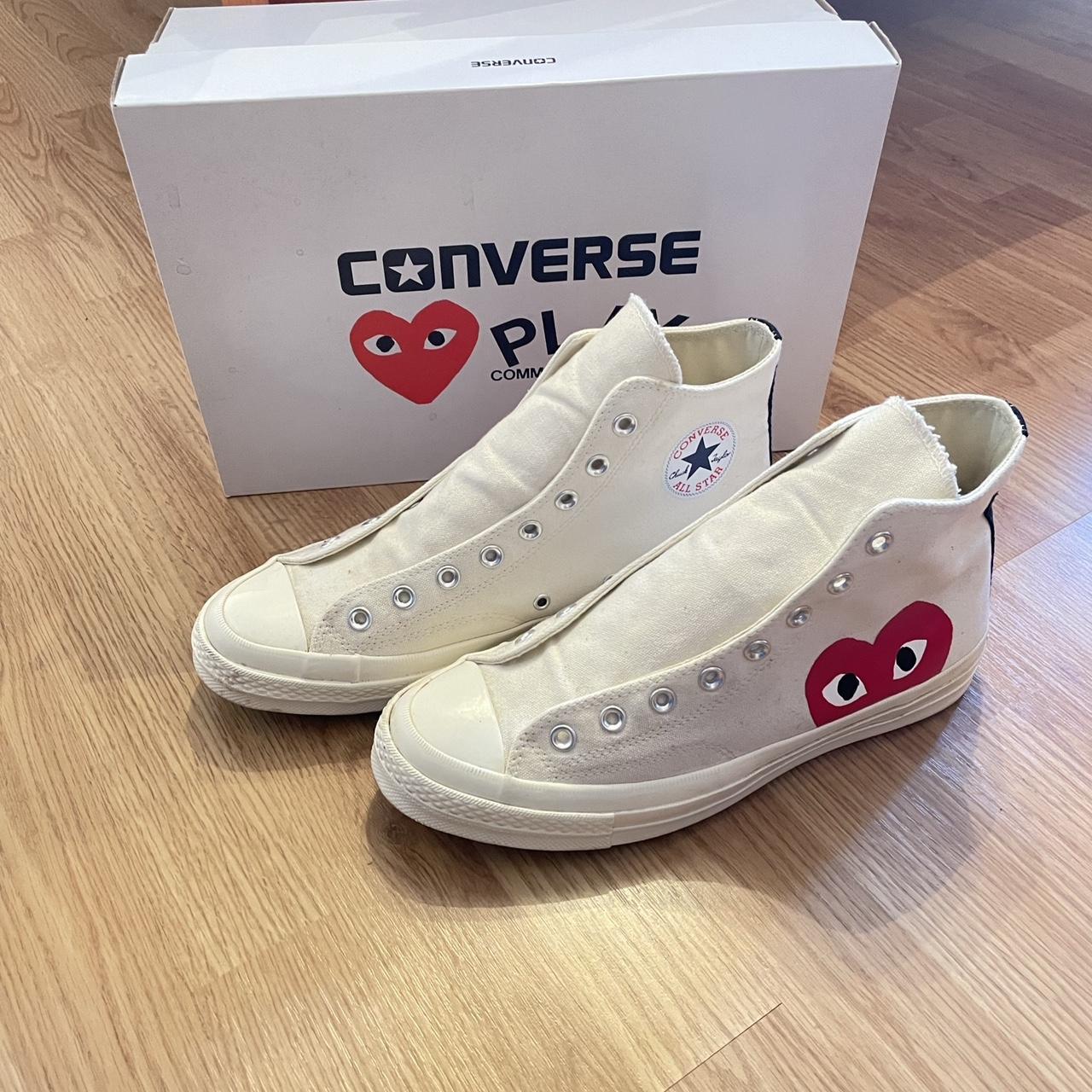 Cdg converse outlet grailed