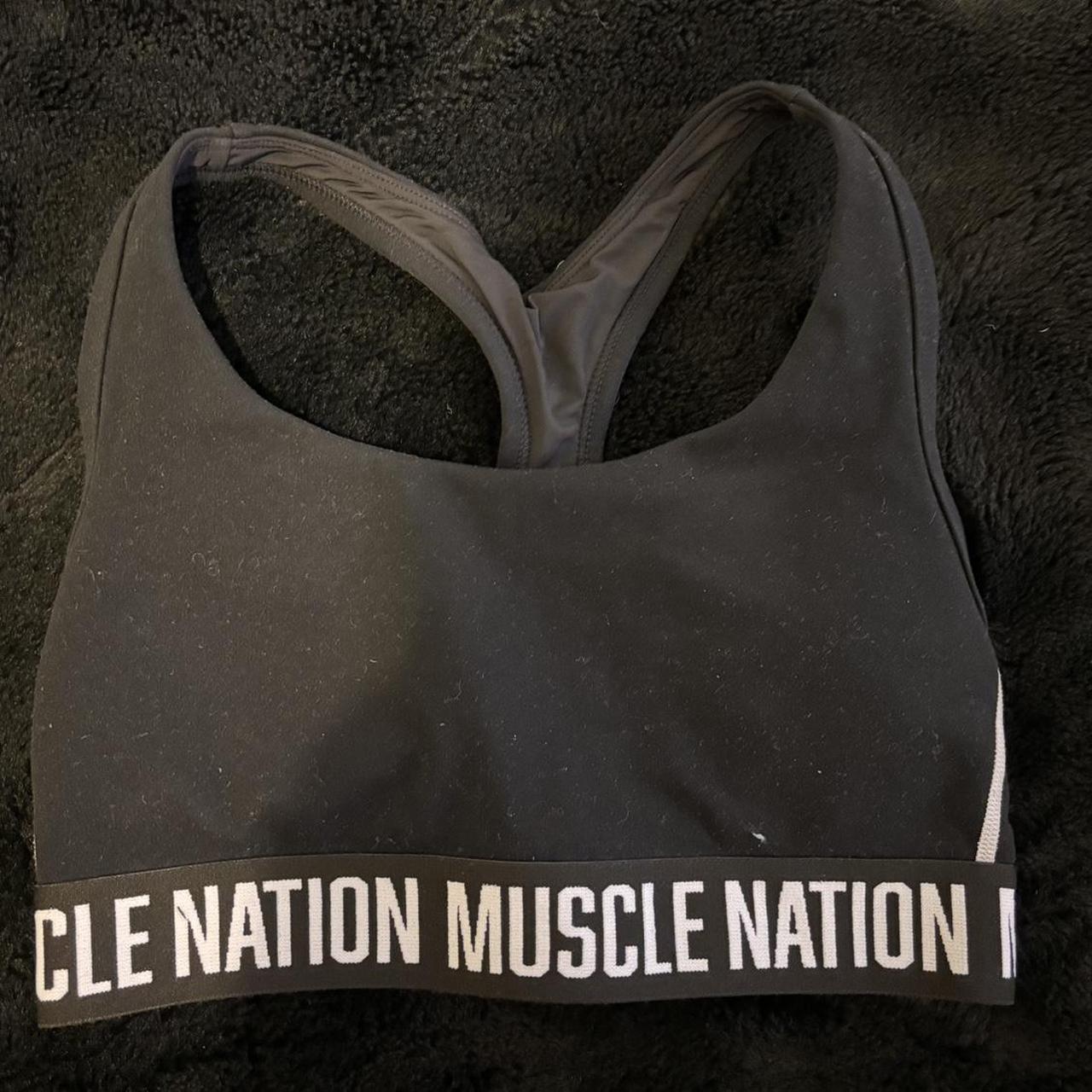 muscle nation sports bra - Depop