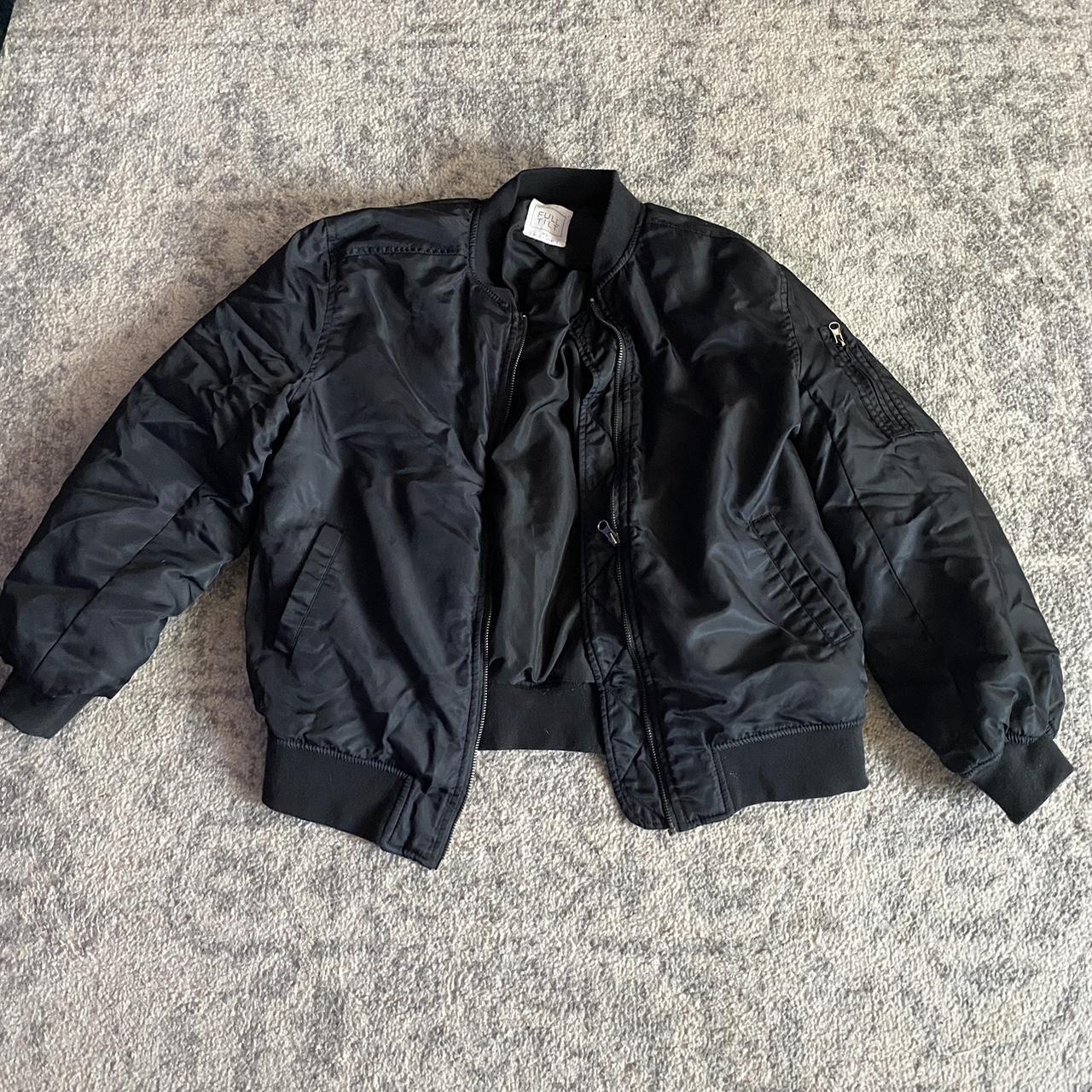 Black jacket from Tilly’s just bought this year, but... - Depop