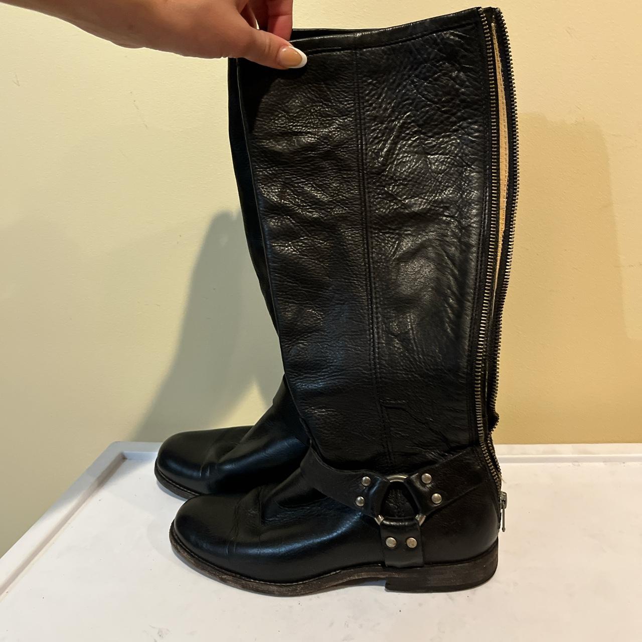 frye biker boots