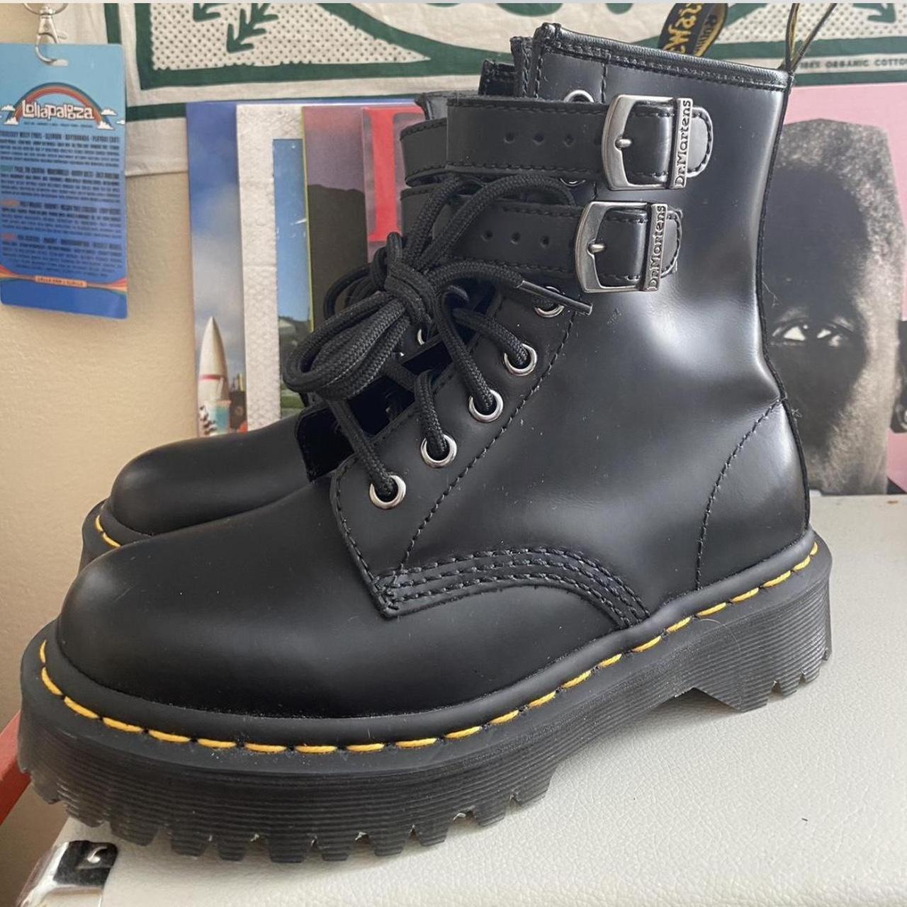 Buckle dr martens boots on sale