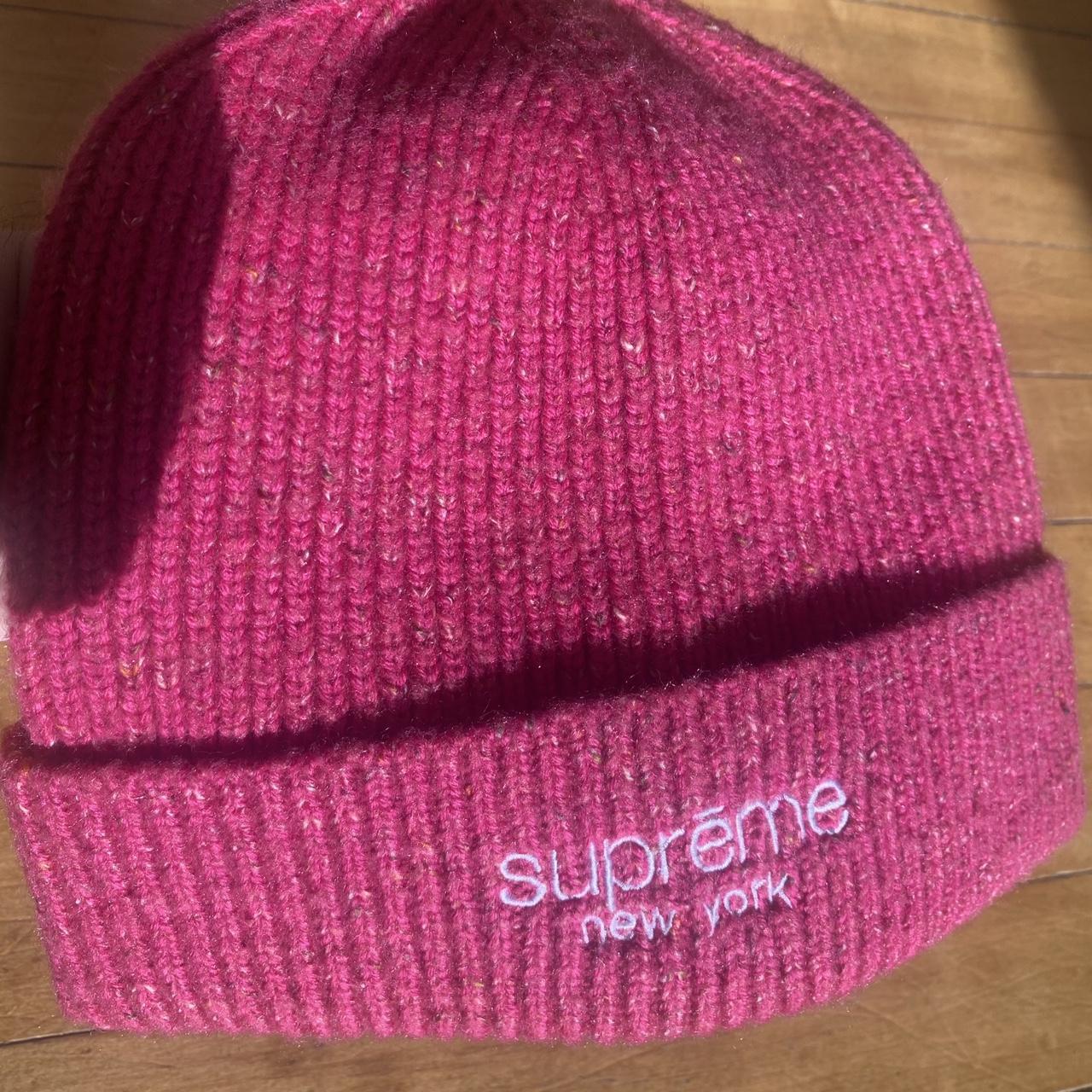 RED SUPREME USA BEANIE ✿no flaws ✿FREE TRACKED US - Depop
