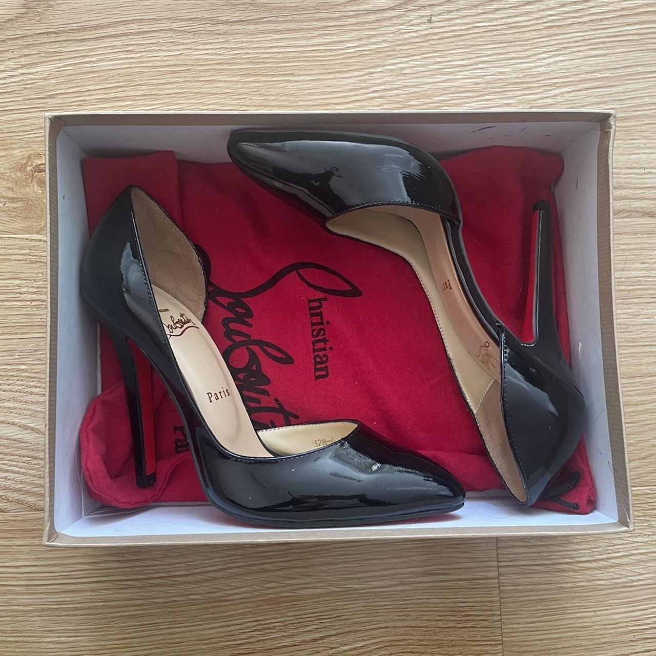 christian louboutin hyper prive 120 patent leather. Depop