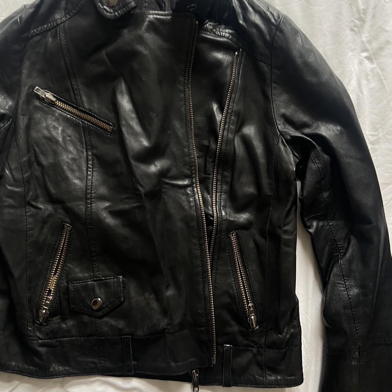 Depop Oasis Leather Biker Jacket Beautiful Buttery Soft Leather Biker