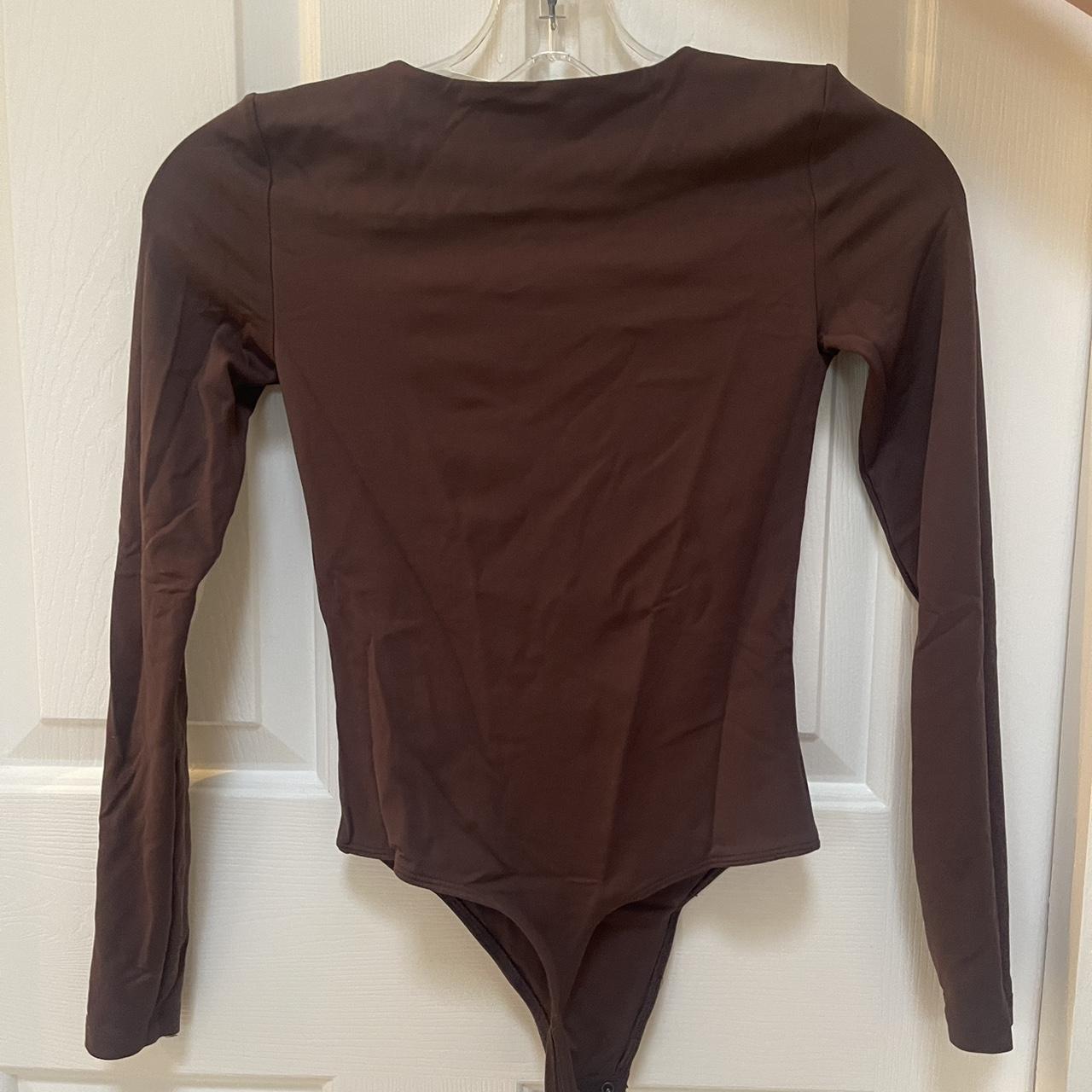 Aritzia babaton contour cami bodysuit in deep taupe - Depop