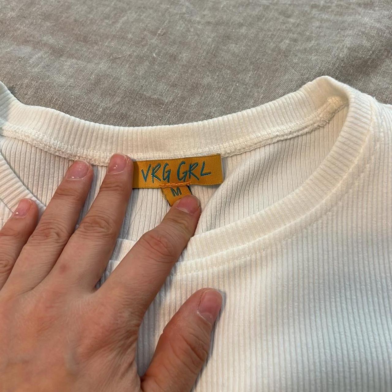 Verge girl baby tee • worn a few times • medium Depop