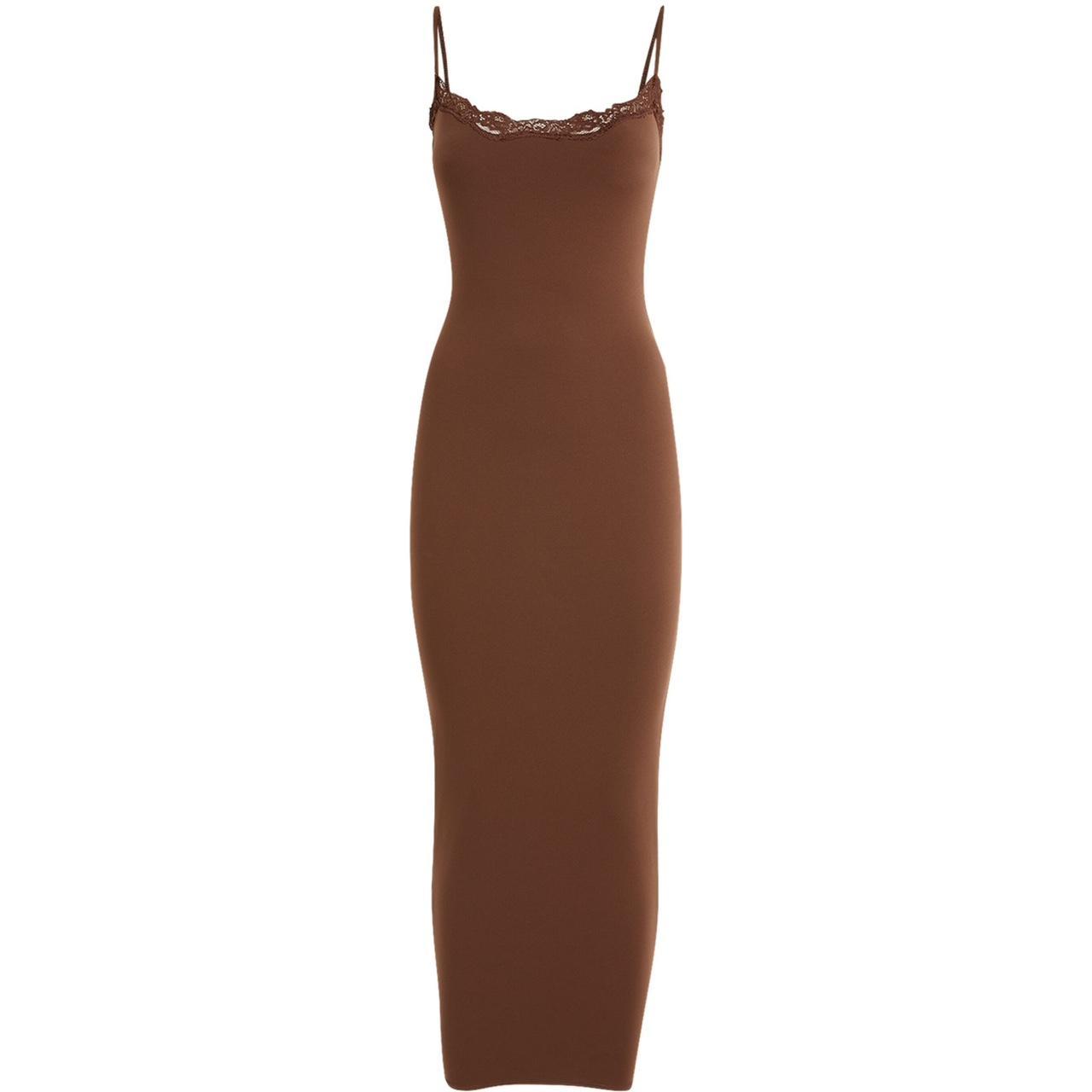 DARK BROWN Fits Everybody Maxi Dress