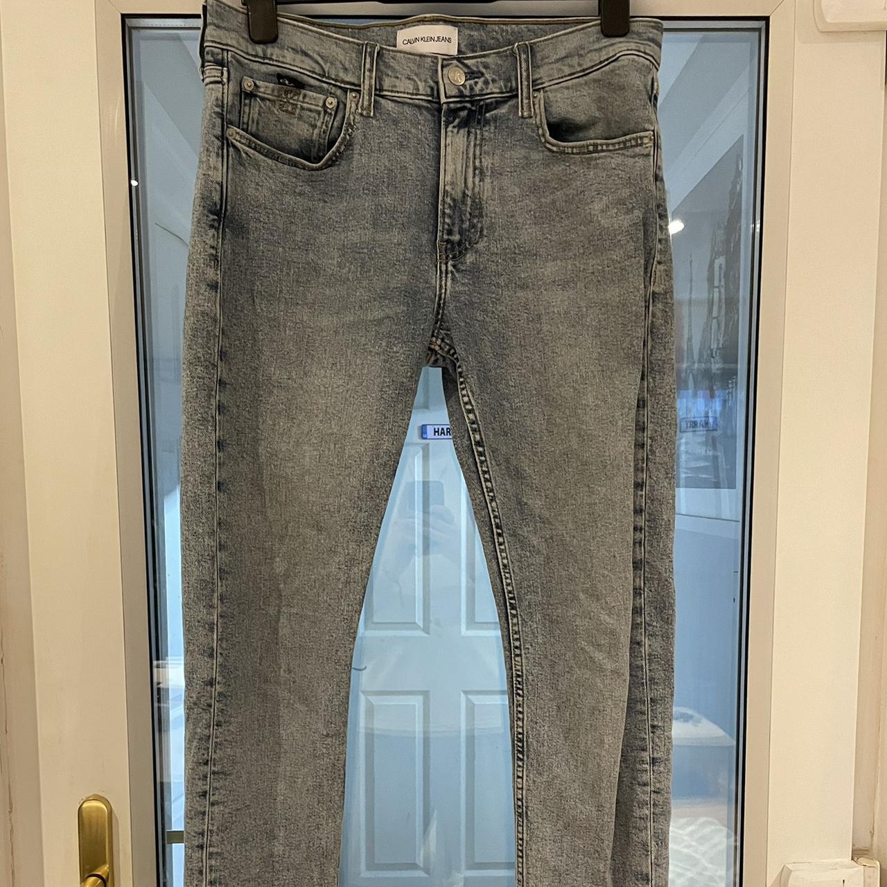 Calvin Klein blue jeans size 32W 34L perfect... - Depop