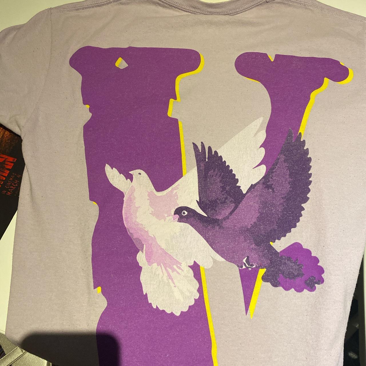 VLONE x Nav Good Intentions T-Shirt Purple Doves Vlone orders Tee Size Medium