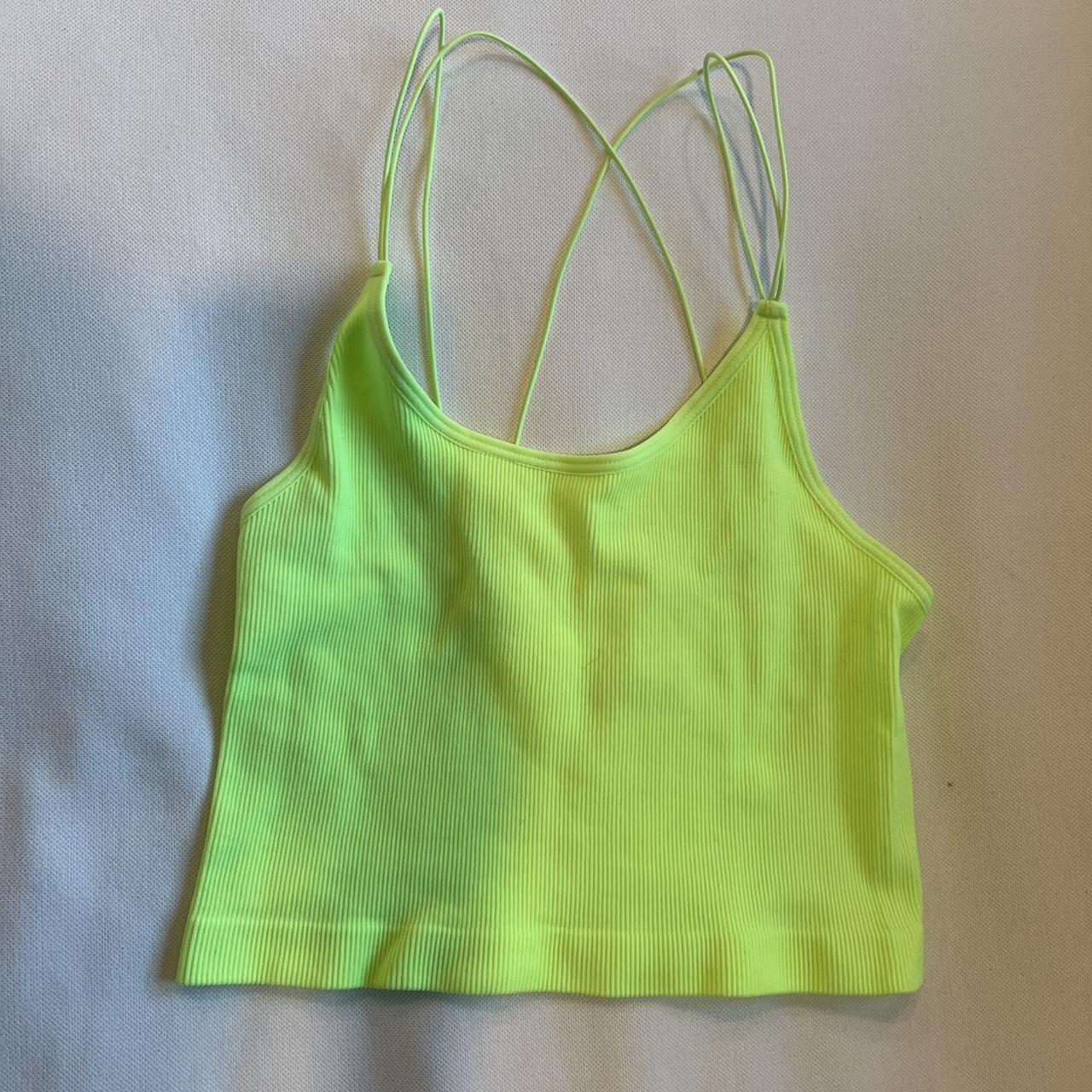 target neon tank top used once - Depop