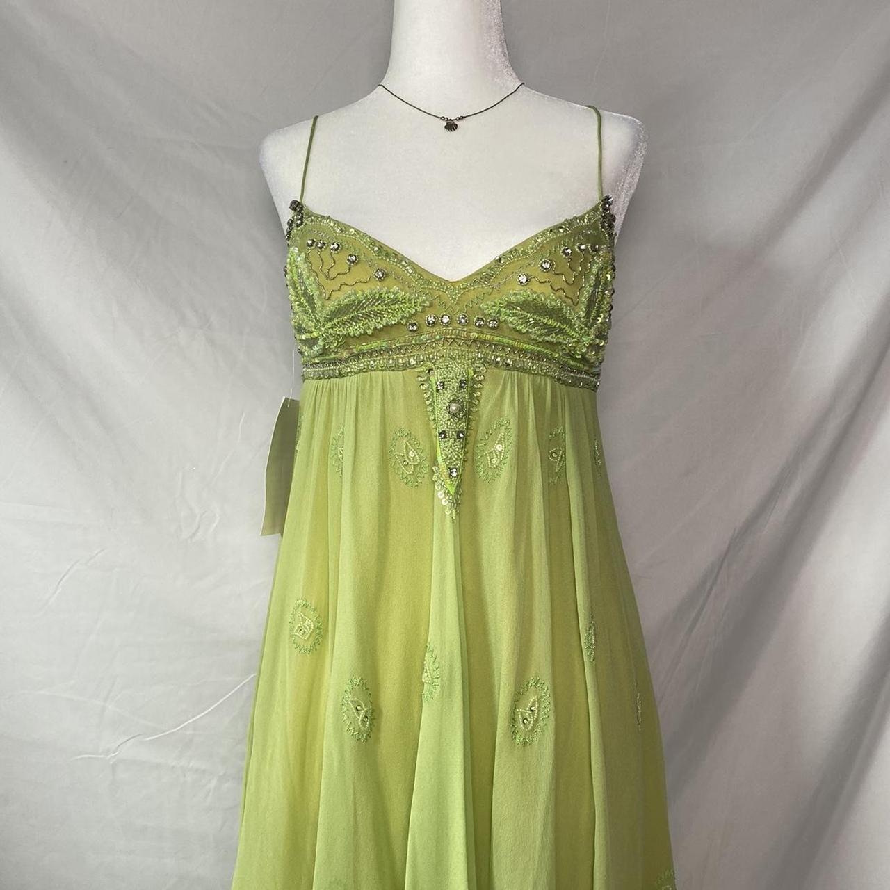 Aidan Mattox Women's Green Dress (2)