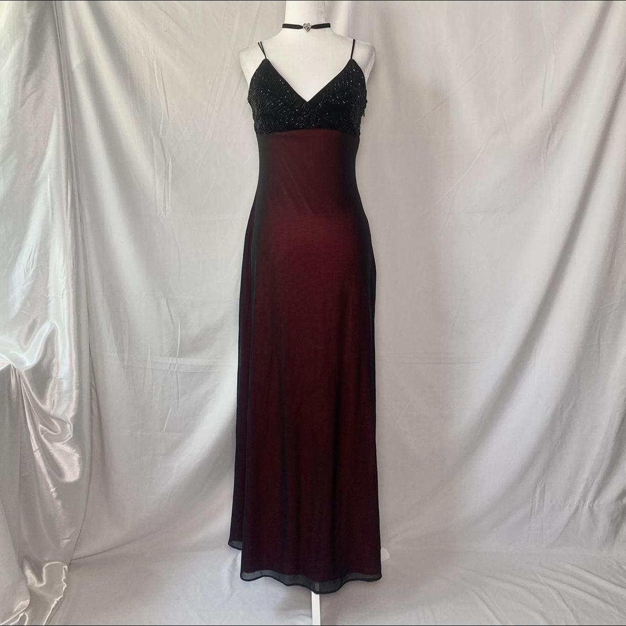 vintage romantic grunge mesh gown vintage 90’s... - Depop