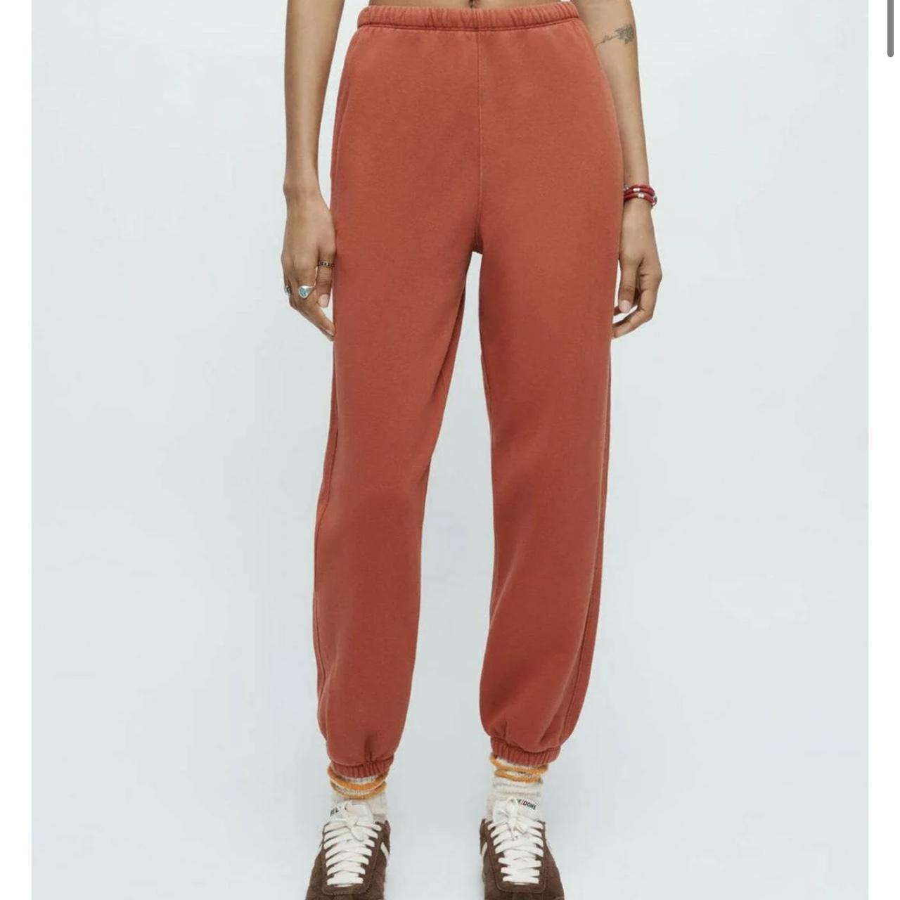 Burnt orange hot sale sweatpants