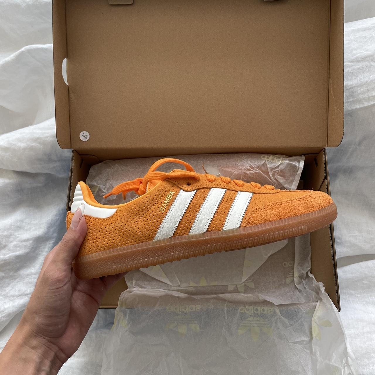 NWB Adidas Sambas in Orange Crush 🍊 Size Women’s 8... - Depop