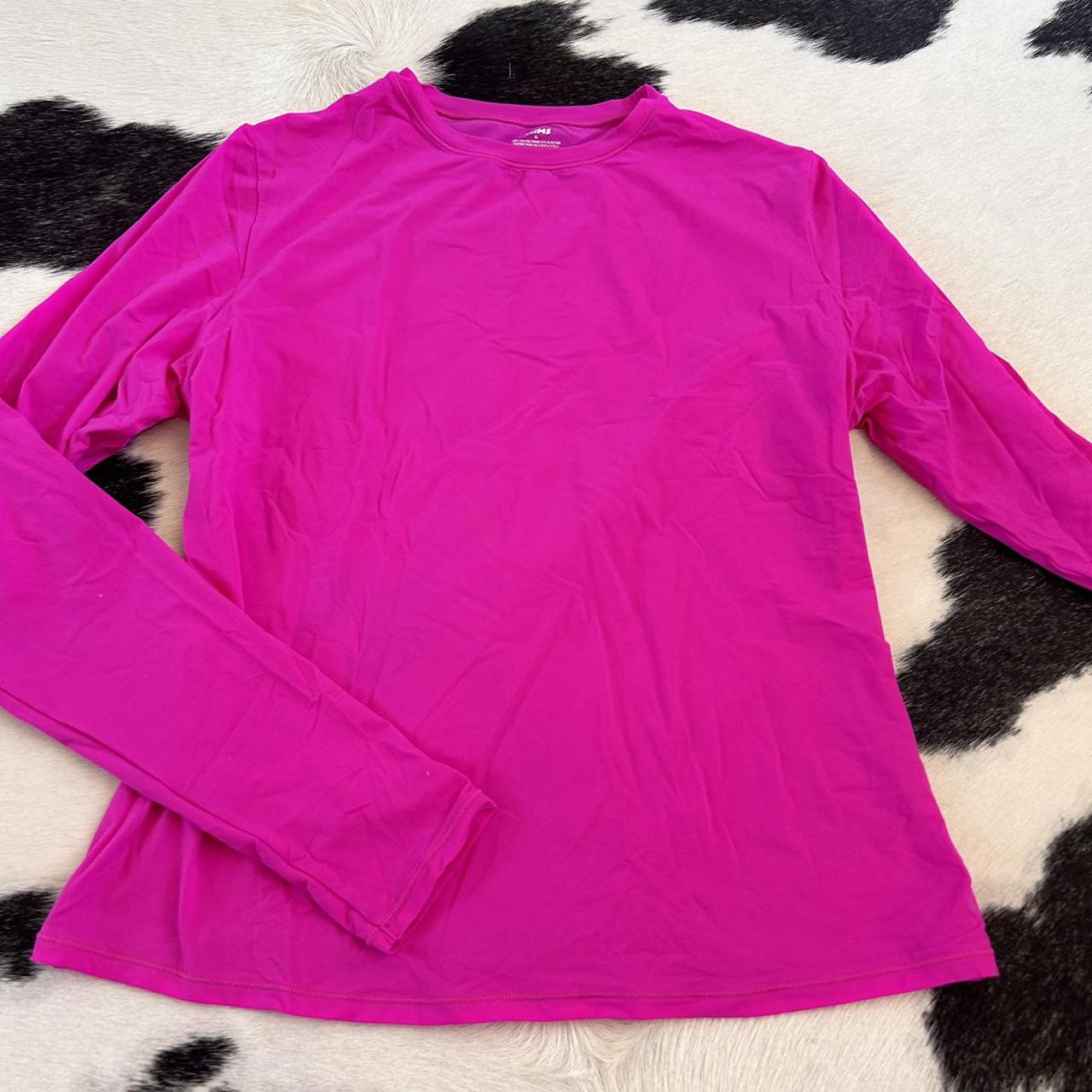 Hot pink Skims long sleeve top Super stretchy and... - Depop