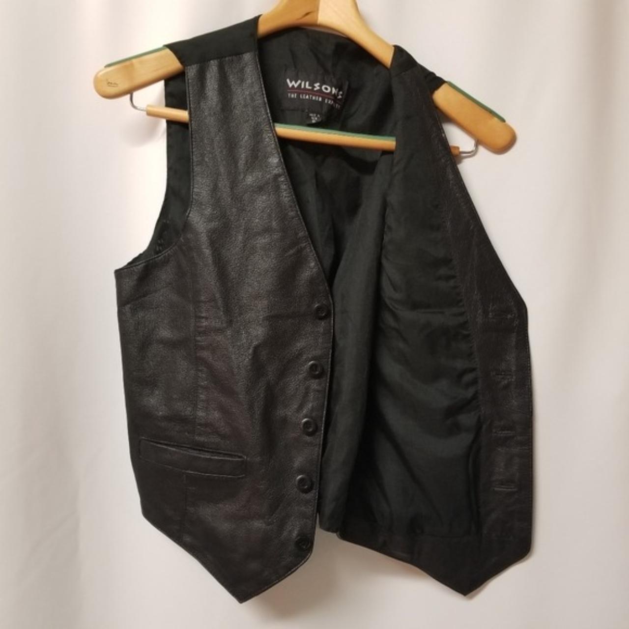 Wilson leather hot vintage vest size med